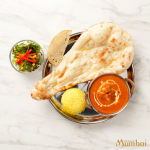 インド料理ムンバイ　バターチキンカレー＆ナン
