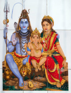 シヴァ、ガネーシャ、パールヴァティ