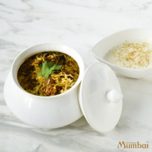 ムンバイ　マトンビリヤニ ライタ付