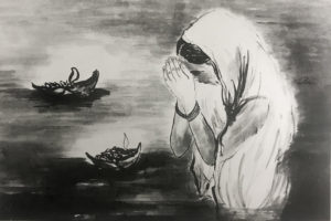 小谷野洋子「ガンジスに祈る」