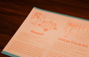 ムンバイ三田店　ランチョンペーパー