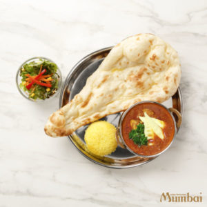 ムンバイ　たけのことチキンのカレー～菜の花を添えて～