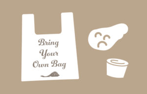 ムンバイ　買い物袋有料化のお知らせ