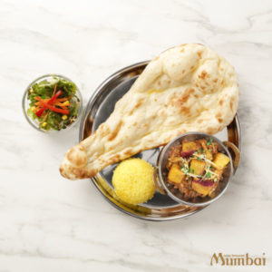 ムンバイ　しめじとチキンのドライカレー with サツマイモ