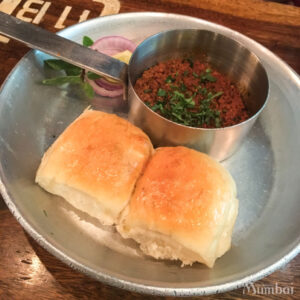 キーマパオ　パオバジ　インド料理　カフェ　Social　インド旅行　ムンバイ　India Mumbai