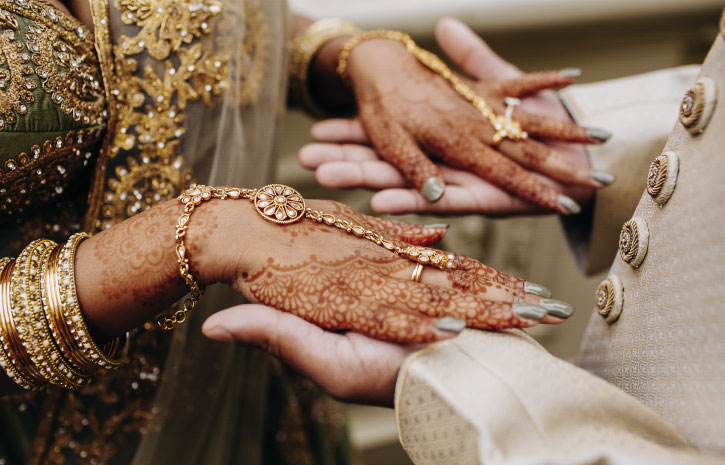 インドの結婚式 Indian Wedding　メヘンディ