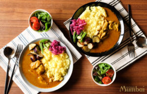 冷凍カレー　スパイシーチキン　インドカレー　スパイスカレー　グルテンフリー　ターメリックライス　インド料理ムンバイ　Mumbai　通販　お取り寄せ