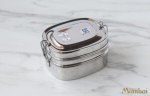 ダッバー　Dabba　インドのステンレス弁当箱　ダッバーワラ