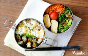 ダッバー　使用例　Dabba　インドのステンレス弁当箱　ダッバーワラ　日本のおかず