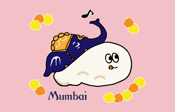 インド料理ムンバイ　LINEスタンプ　ムンバイ　陽気なナン坊や　オリジナルキャラクター