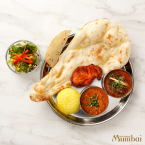 激辛BBQ＆ダブルカレーセット　チキンティッカ　タンドリーチキン　インド料理ムンバイ　MARK IS みなとみらい店　神奈川県横浜市　みなとみらい線