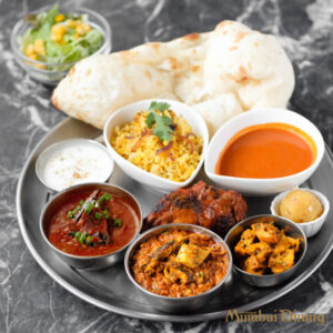 秋ターリー　インド料理ムンバイダイニング　アトレ恵比寿　インドの定食　きのこキーマ　インドカレー　　ビリヤニ　れんこんサブジ　Mumbai Dining　インドスイーツ　インド菓子　ミタイ　mithai　ディナー　東京都渋谷区