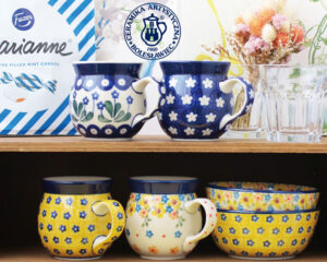 ツェラミカ アルティスティチナ　インド料理ムンバイダイニング　アトレ恵比寿　コラボメニュー　ポーランド食器　ポーリッシュポタリー　Mumbai Dining　アップルナン　マサラチャイ