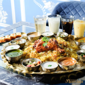 ビッグビリヤニターリー　Great Big Biryani Thali　インド料理ムンバイ　四谷店　四ツ谷　四ッ谷　インドの炊き込みご飯　ビリヤニ　インド映画　RRR　メニュー　Mumbai　Yotsuya