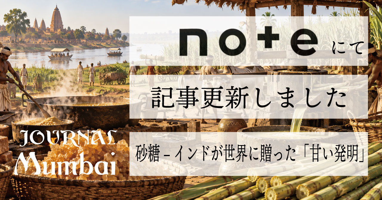 砂糖-インドが世界に送った「甘い贈り物」